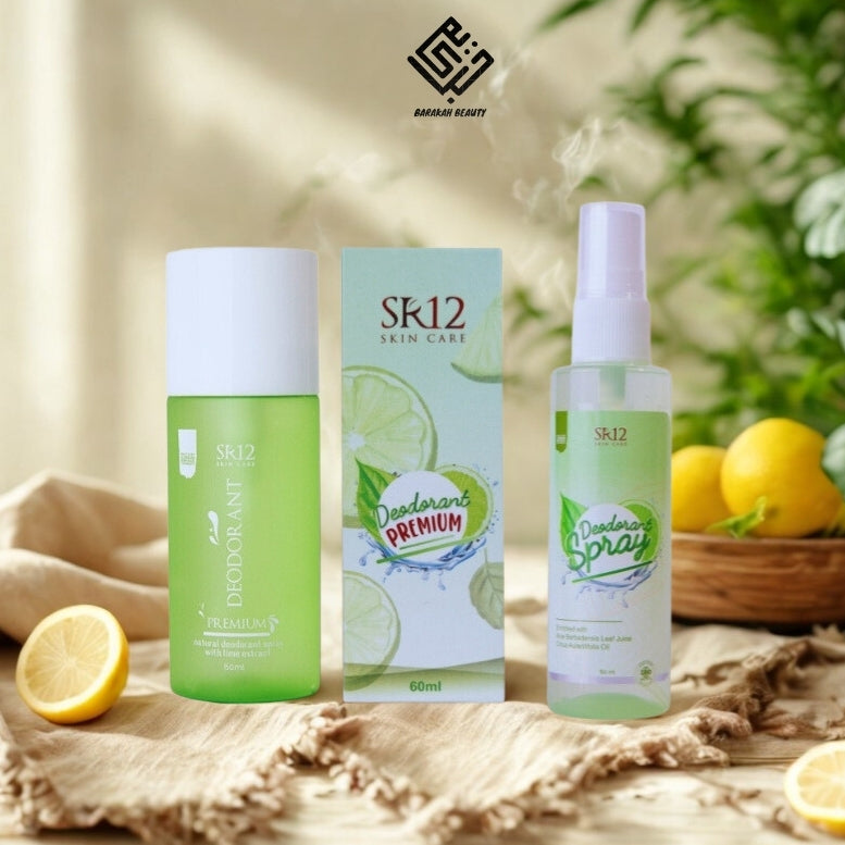 Deodorant SR12 Bebas bau badan seharian dan tidak meninggalkan bekas noda kuning di baju