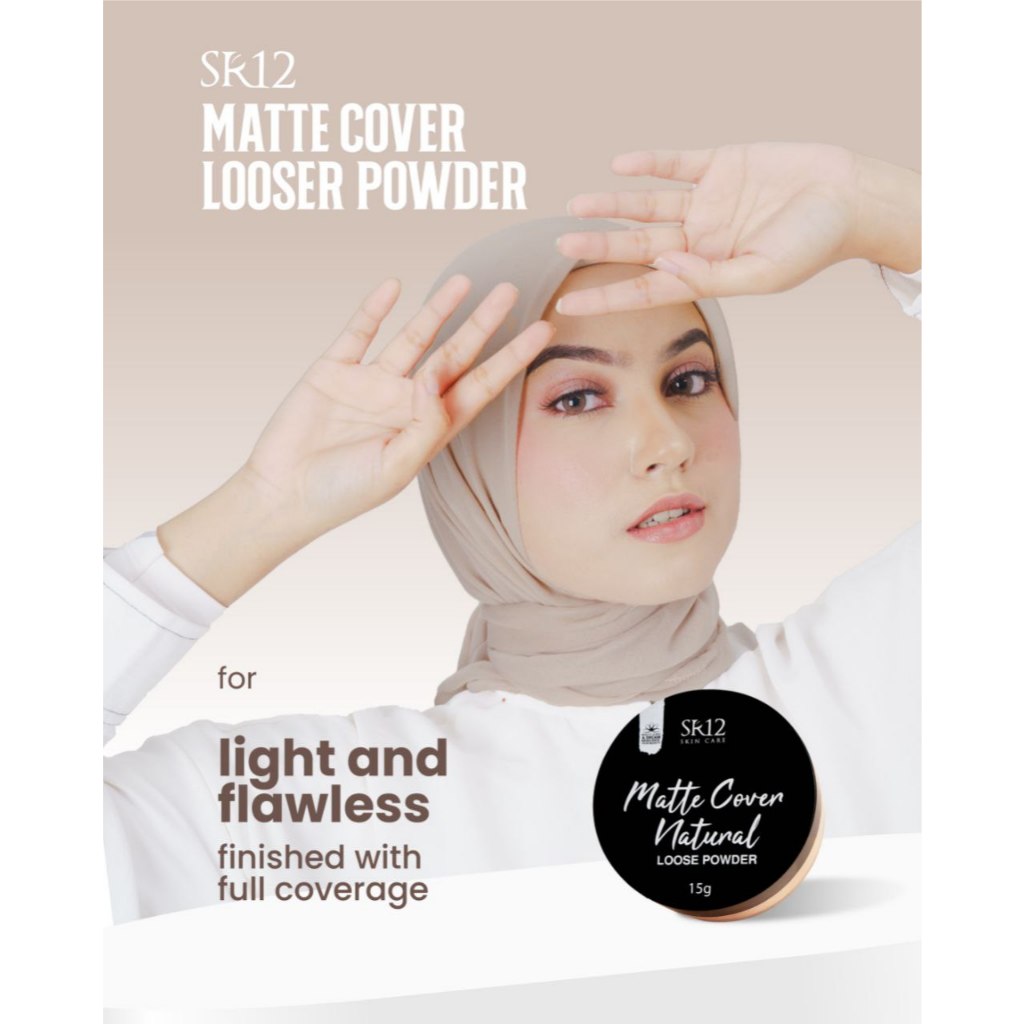 SR12 Bedak Tabur Memberikan Efek Look Makeup Natural serta Anti Sinar UV